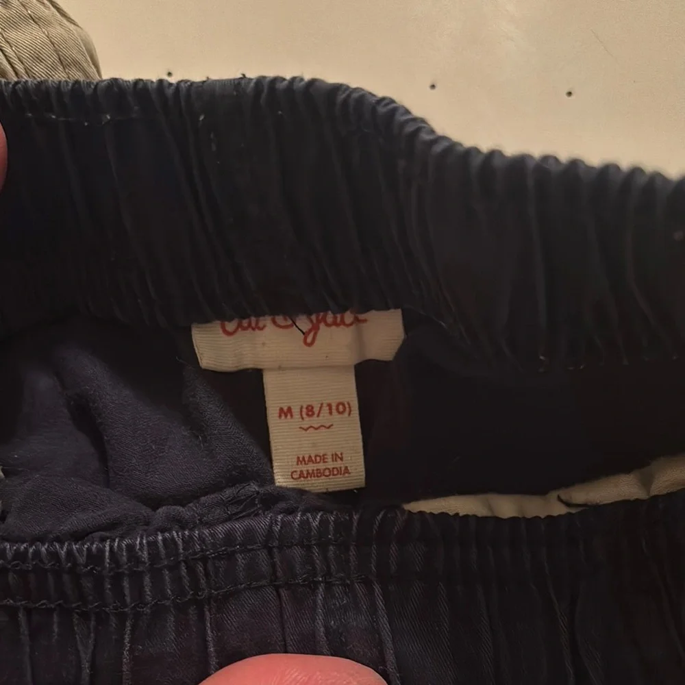 Cat & Jack Kids' Shorts bundle in Navy and Khaki Medium 8/10 Used